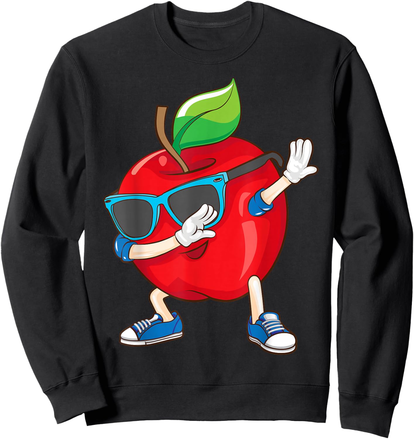 Apple Art - Men, Women & Kids - Apple Picking & Loving Sweatshirt - Sweatshirt | Black