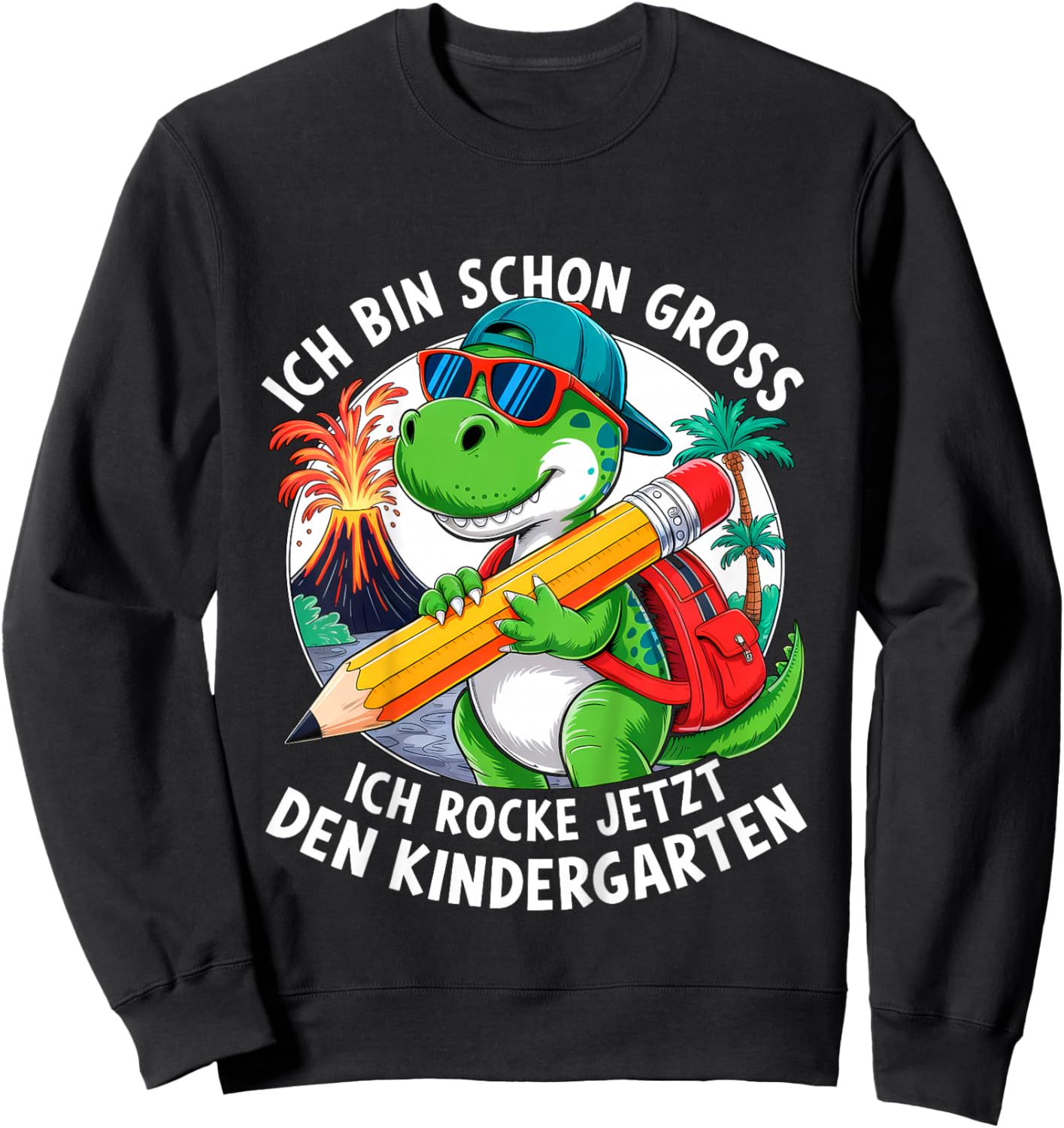 Kindergartenkind 2026 Kita Start Anfang Kindergarten Jungs Sweatshirt - Sweatshirt | Black