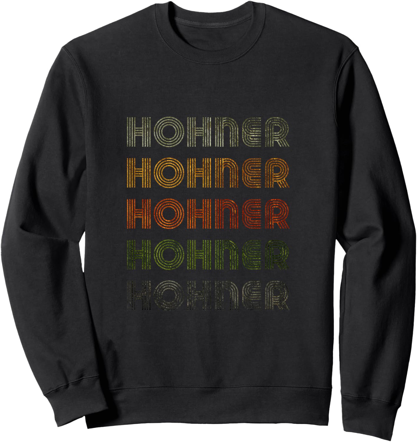 Love Heart Hohner Grunge Vintage Style Black Hohner Sweatshirt - Sweatshirt | Black