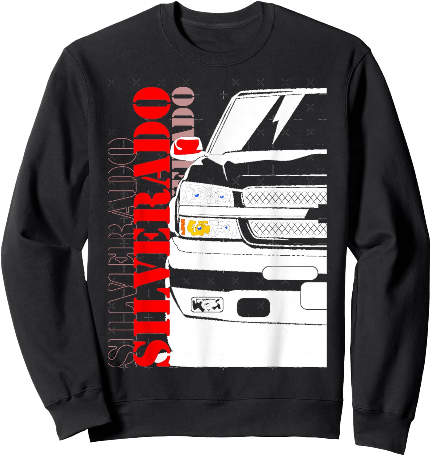 Chevys silverado 2500 z71 2020 2023 2004 Car Sweatshirt - Sweatshirt | Black