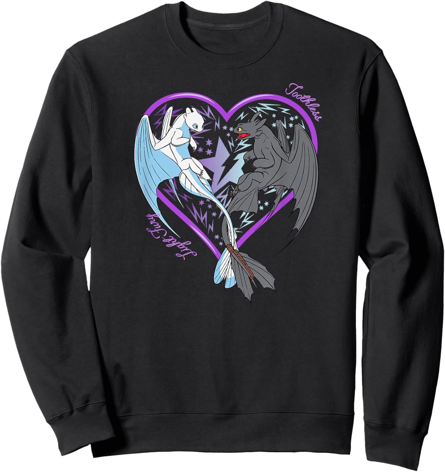 How to Train Your Dragon 3 Night Light Sweatshirt - Sweatshirt | Black