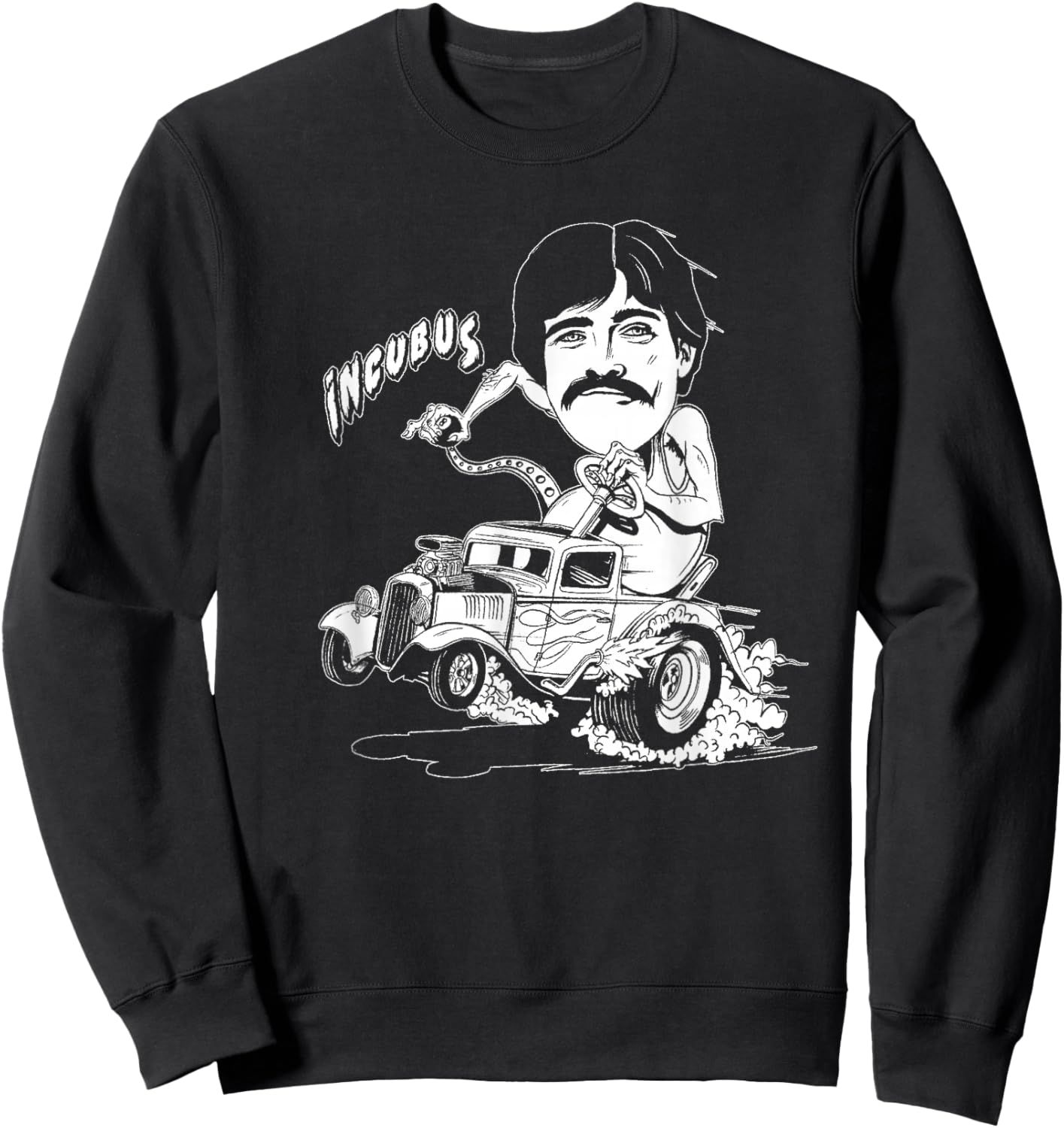 Incubus Black Drive Chuck - -Adults, Small Sweatshirt - Sweatshirt | Black