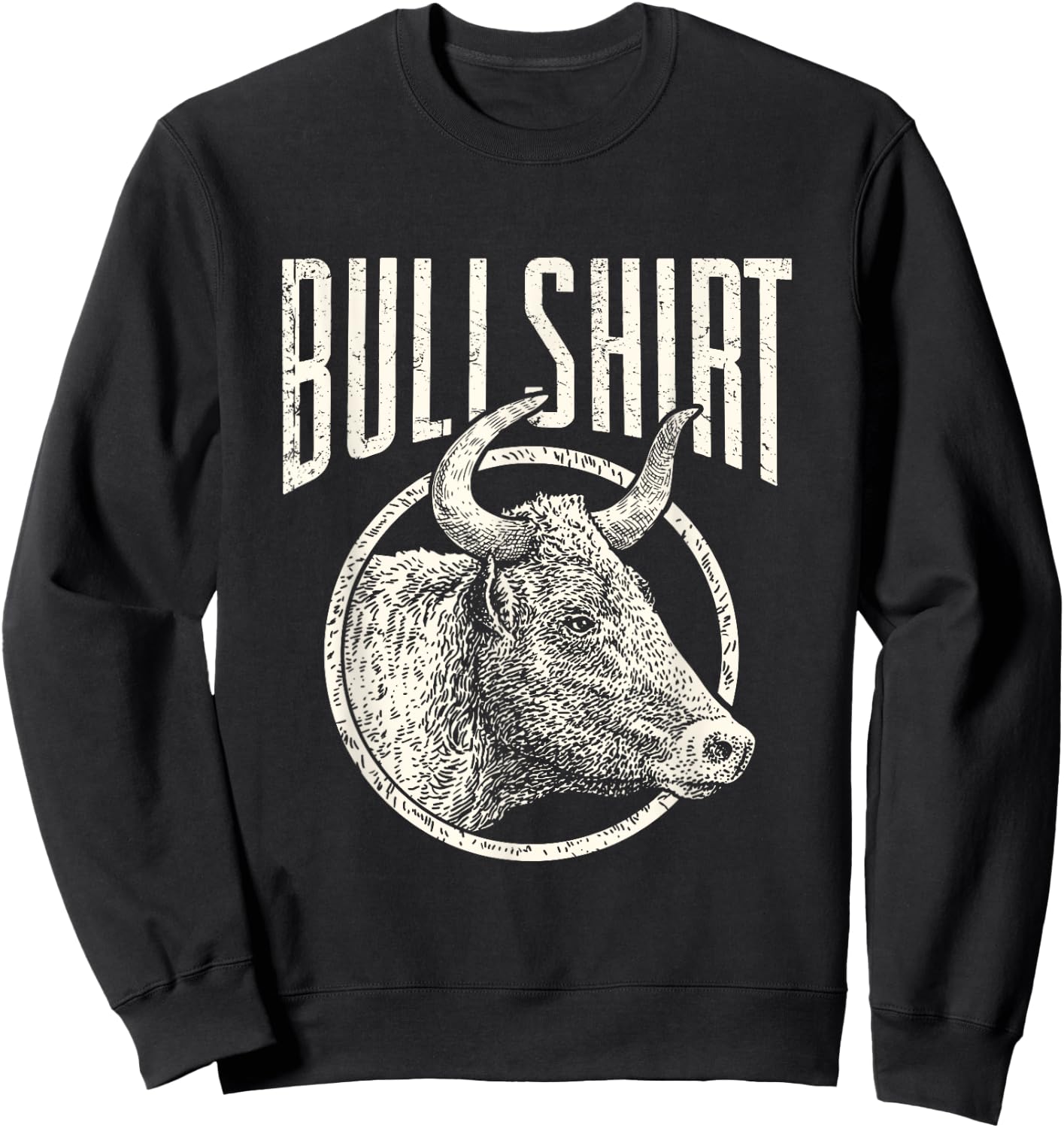 Funny This Is My Bull Shirt Casual Shirt Sweatshirt - Sweatshirt | Black