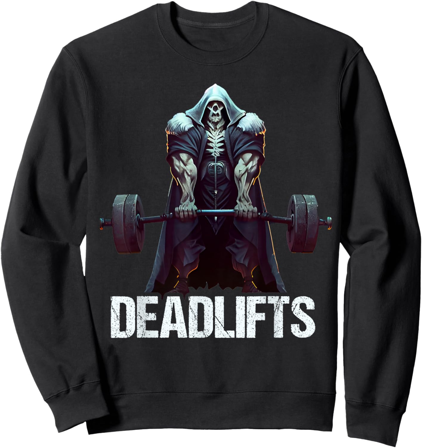 Deadlifts Gym Fitness Funny Workout Sweatshirt - Sweatshirt | Black