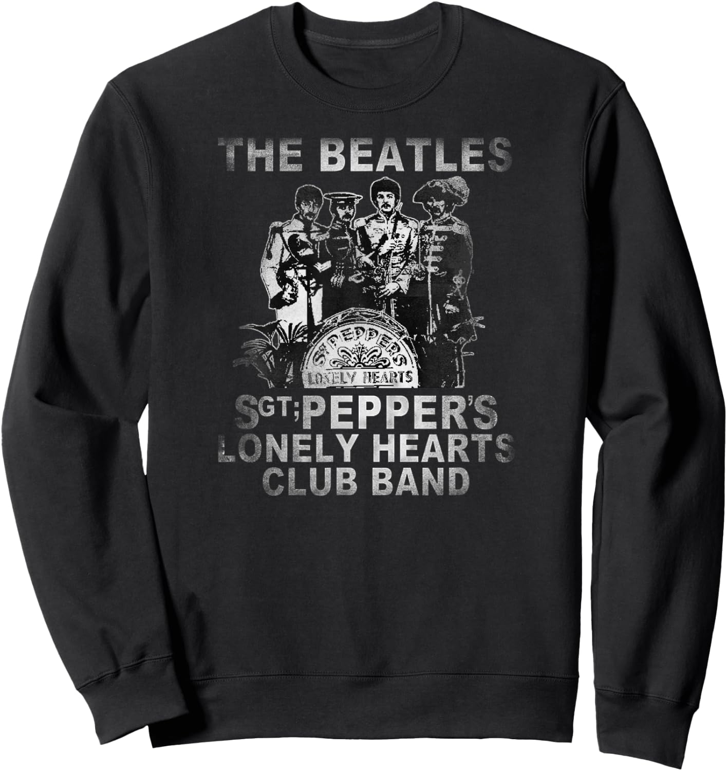 The Beatles - Lonely Hearts Club Sweatshirt - Sweatshirt | Black
