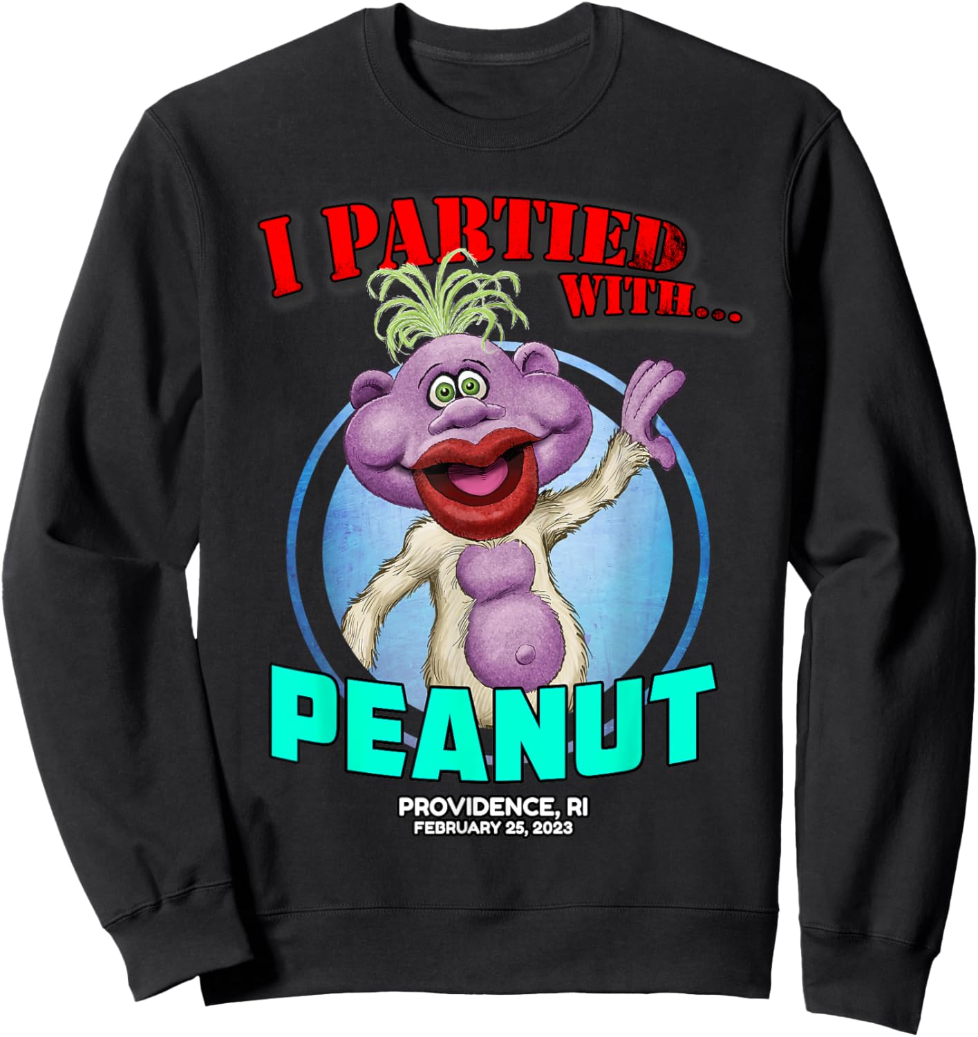Peanut Providence, RI (2023) Sweatshirt - Sweatshirt | Black