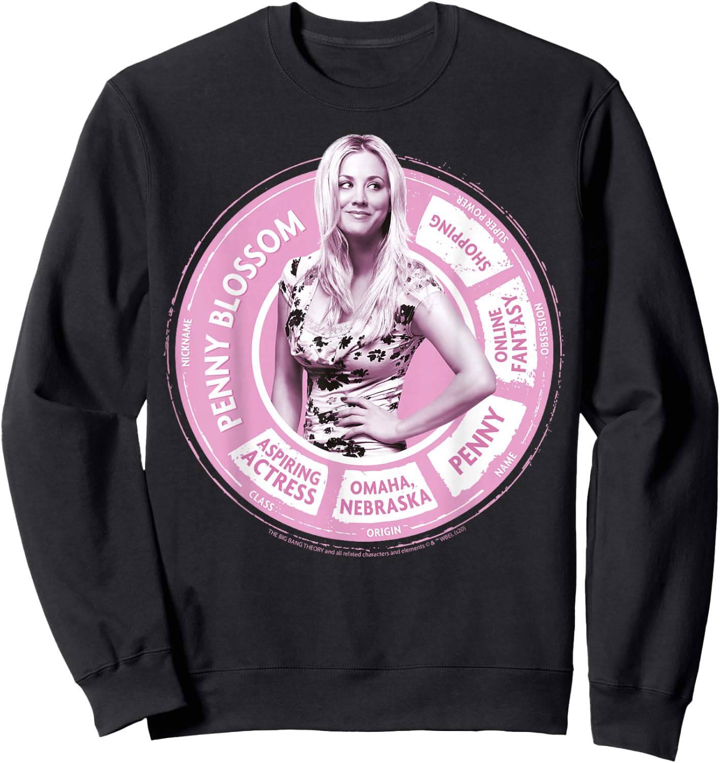 The Big Bang Theory Penny Statistics Sweatshirt - Sweatshirt | Black
