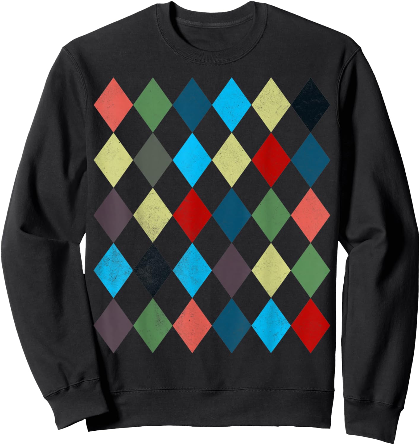 Harlequin Costume for Halloween suit gift Sweatshirt - Sweatshirt | Black