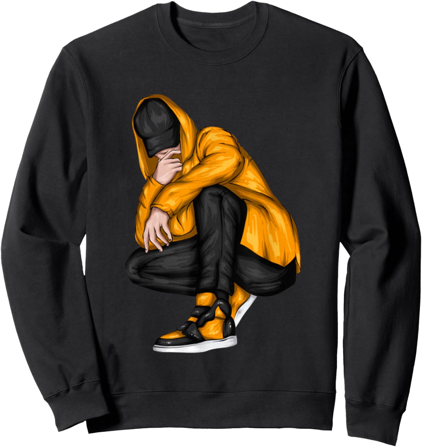 B-Boy Bboying Hip Hop Music Break Dance Sweatshirt - Sweatshirt | Black
