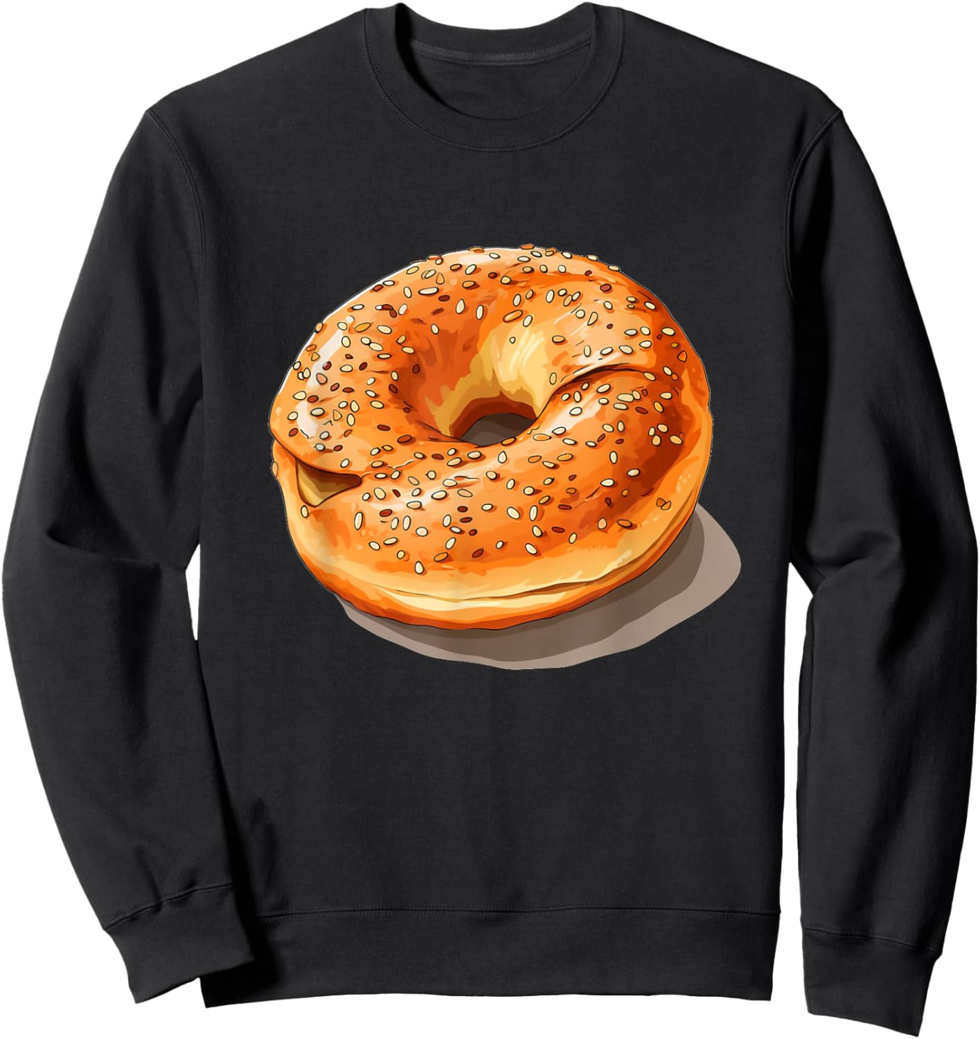 Cool Bagel Costume Sweatshirt - Sweatshirt | Black