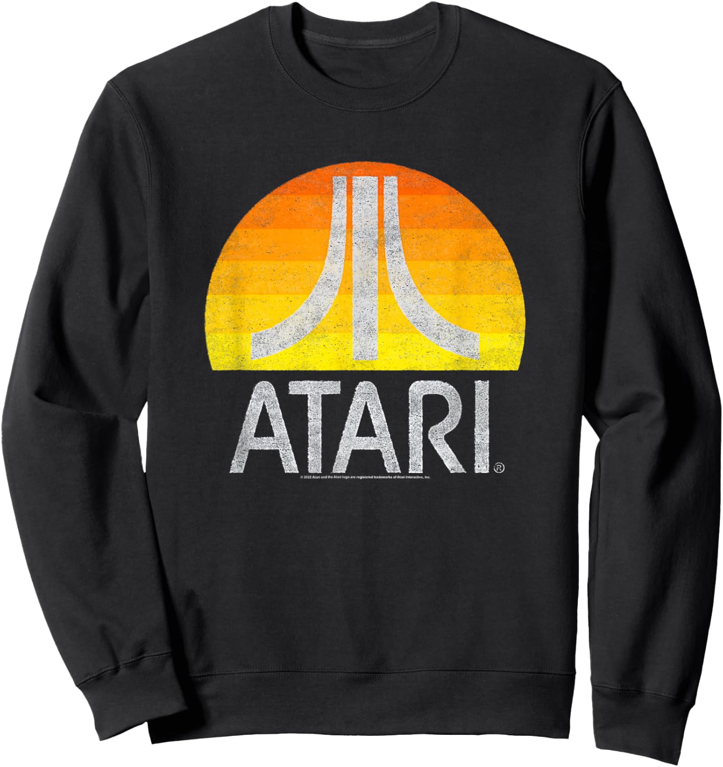 Atari Sunrise Eroded Sweatshirt - Sweatshirt | Black