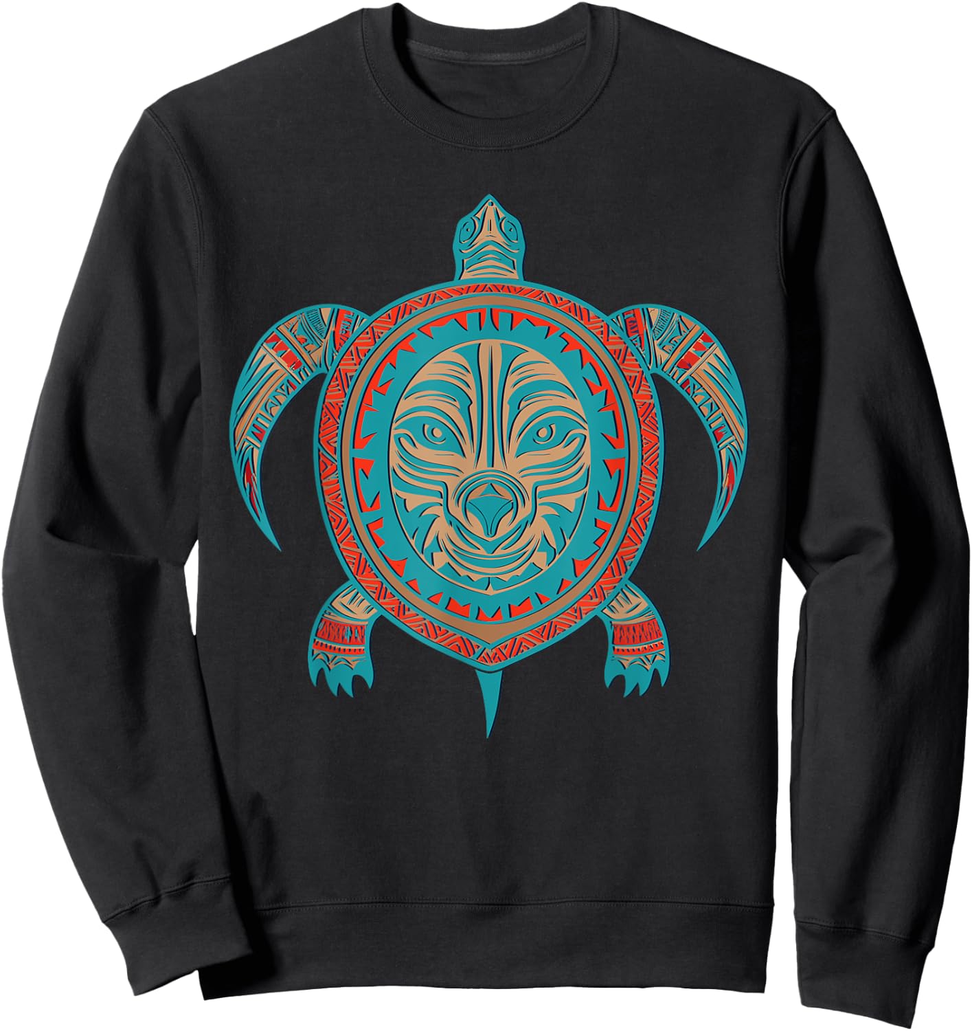 Native American Haida Turtle Indian Pride Tlingit Men Women Sweatshirt - Sweatshirt | Black