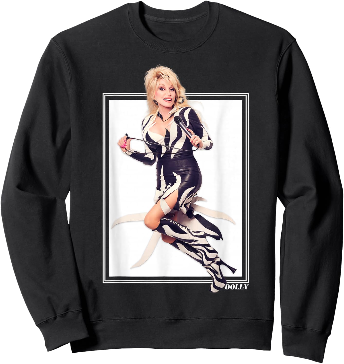 Dolly Parton Iconic Rockstar Sweatshirt - Sweatshirt | Black
