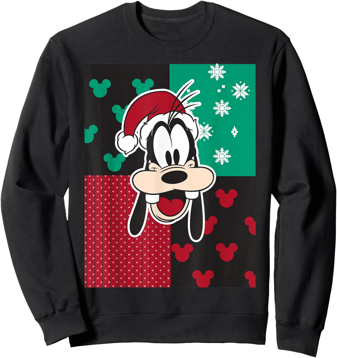 Disney - Goofy Holiday Sweatshirt - Sweatshirt | Black