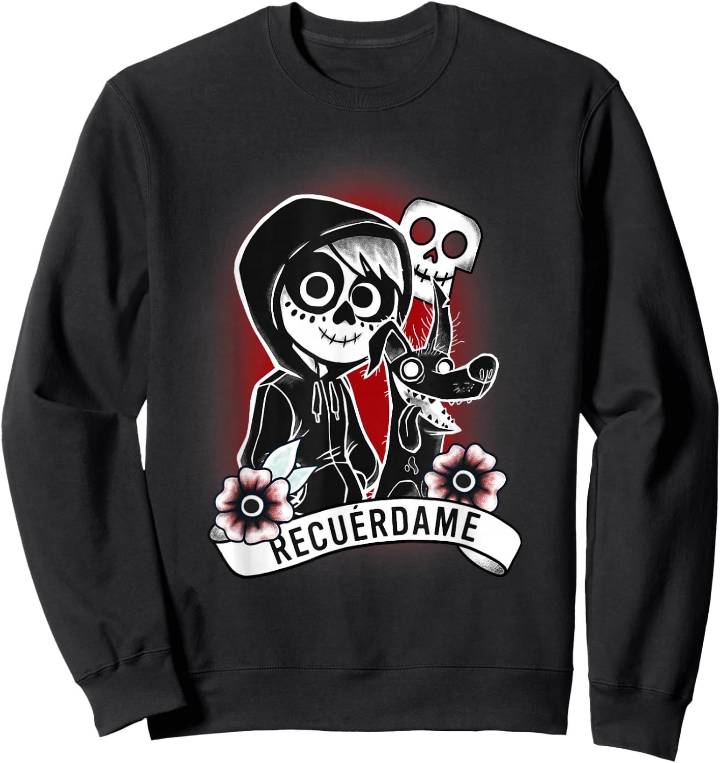 Disney Pixar Coco Miguel Recuerdame Portrait Sweatshirt - Sweatshirt | Black