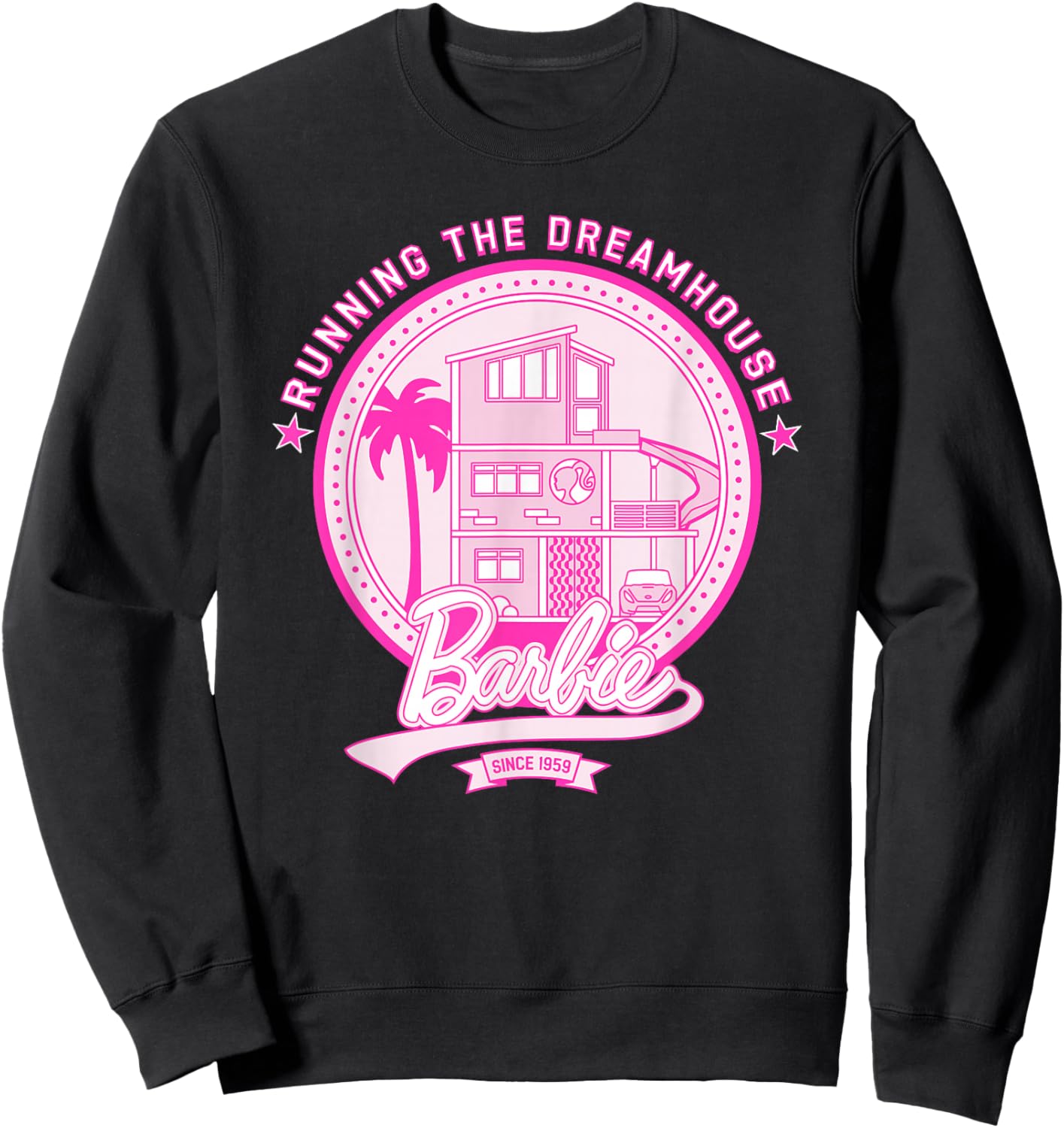 Barbie - Running the Dreamhouse Sweatshirt - Sweatshirt | Black