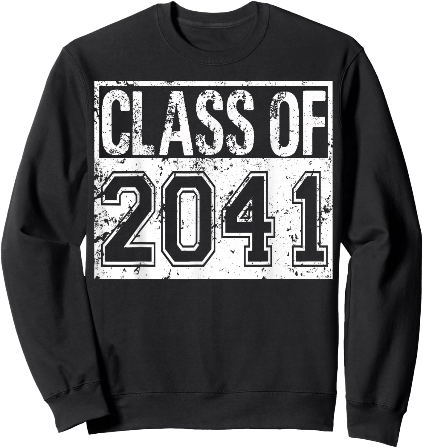 Class of 2041 grow with me Sweatshirt - Sweatshirt | Black