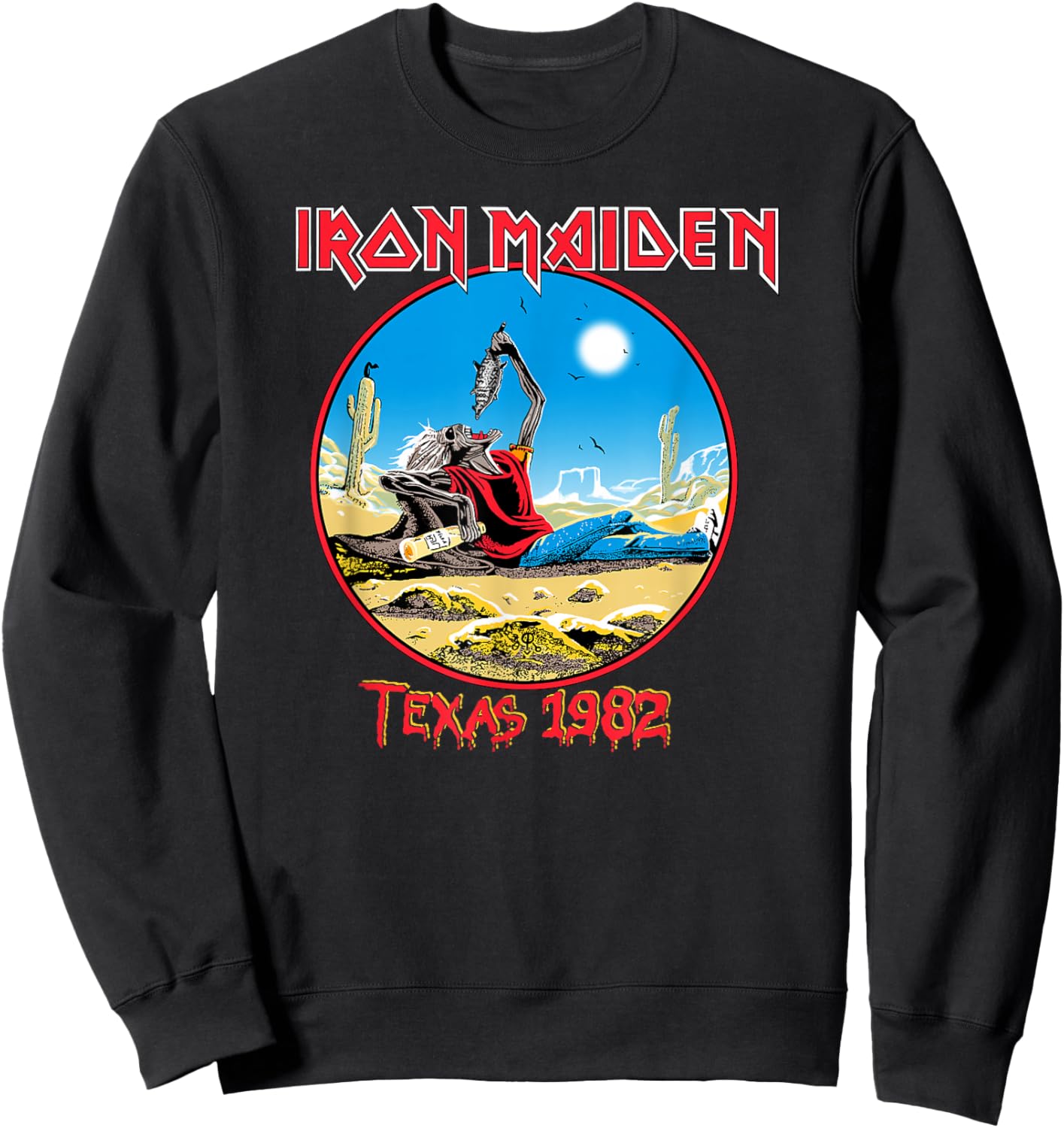 Iron Maiden - Beast Tames Texas Sweatshirt - Sweatshirt | Black
