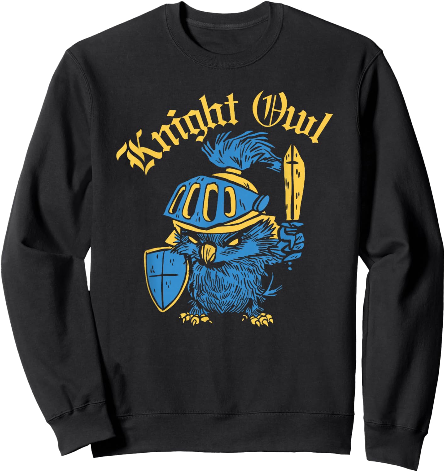 Renaissance Festival, Knight's Owl, Ren Faire for Children Sweatshirt - Sweatshirt | Black