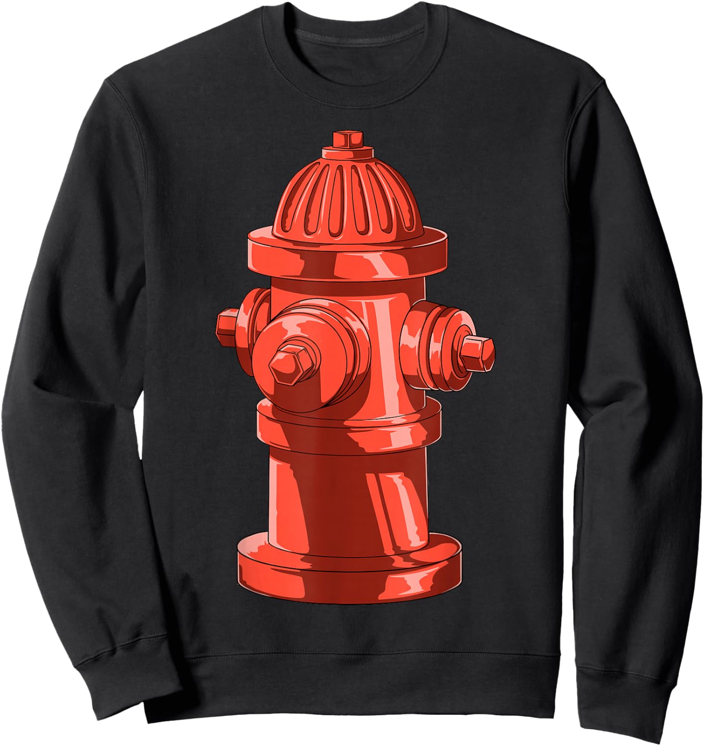 Fire Hydrant Firetruck Future Firefighter Firemen Party Sweatshirt - Sweatshirt | Black