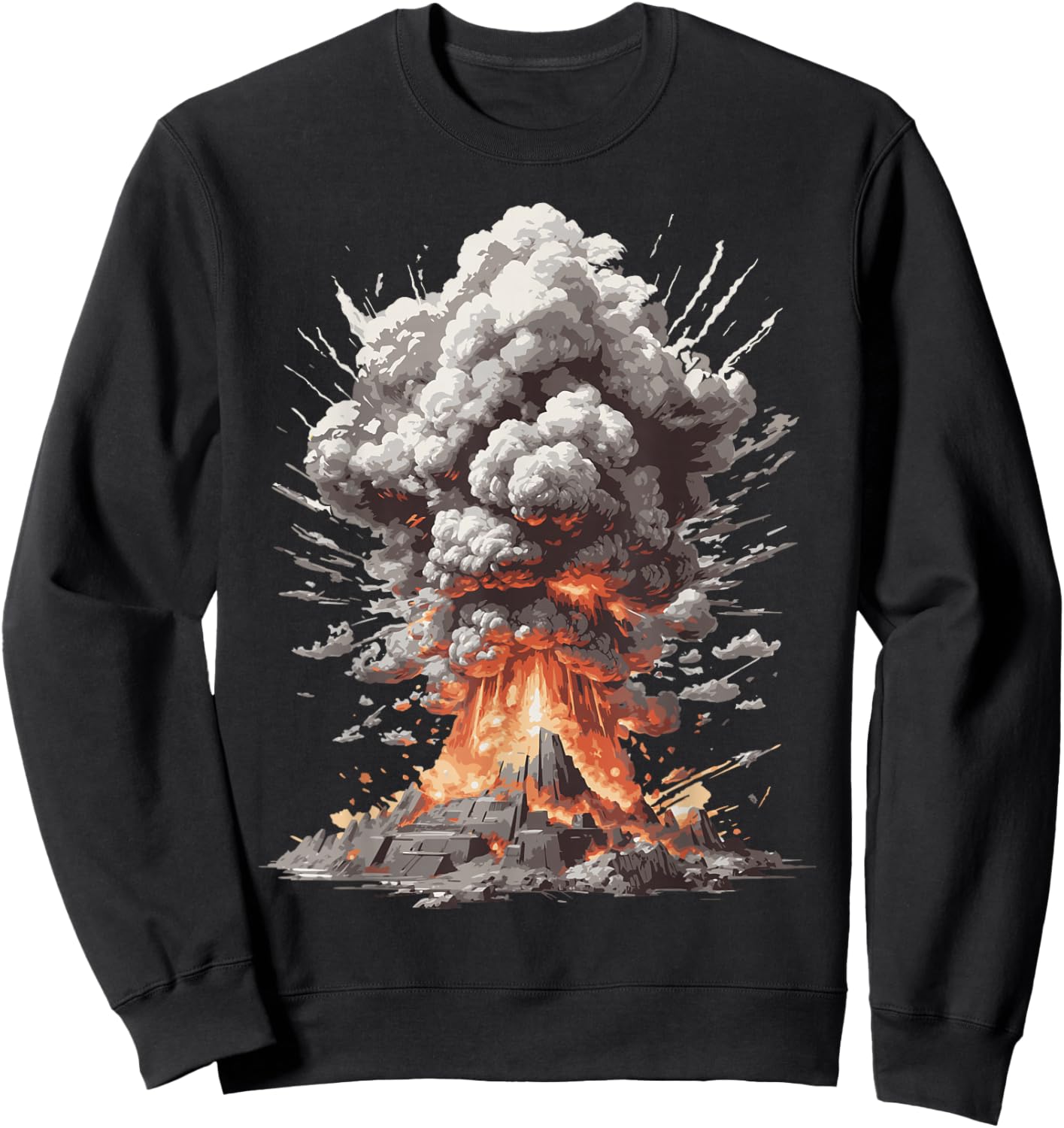 Atomic Bomb Explosion Nuclear Mushroom Fission Physicists Sweatshirt - Sweatshirt | Black