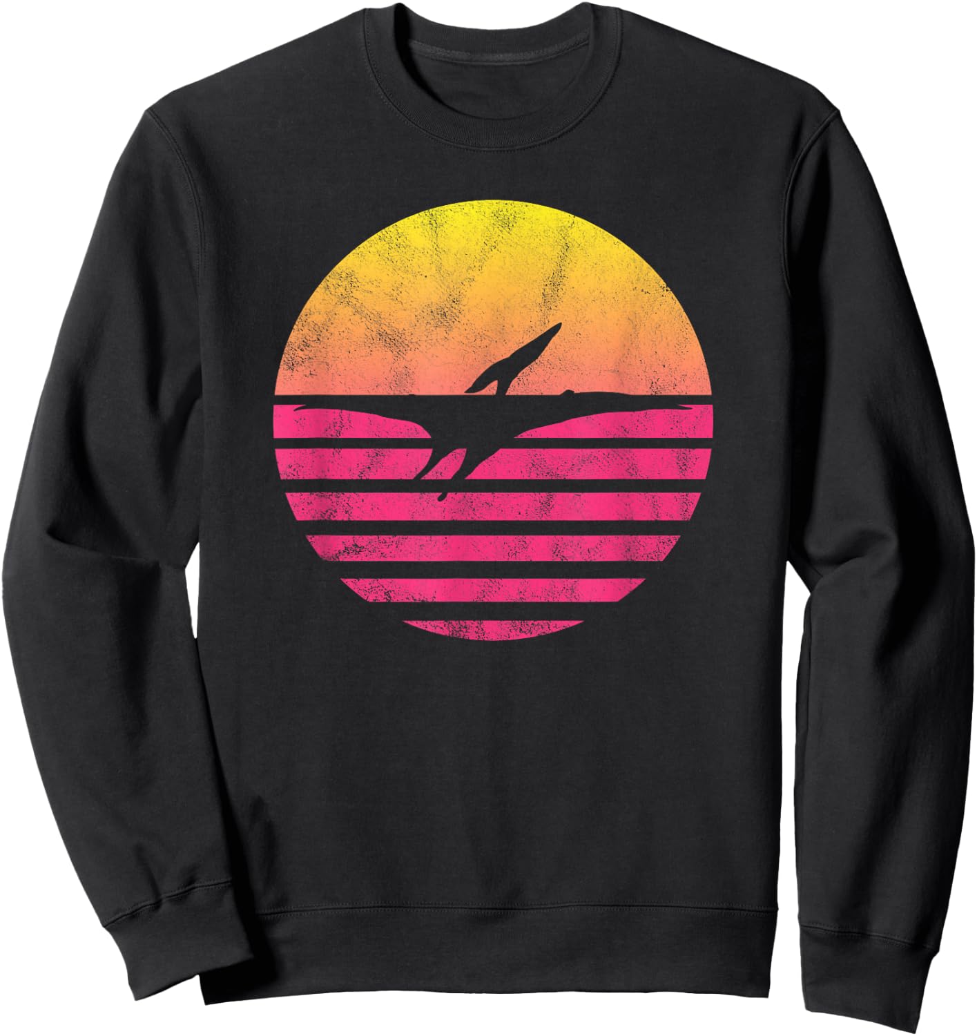 Classic Pterodactyl Gift Sweatshirt - Sweatshirt | Black