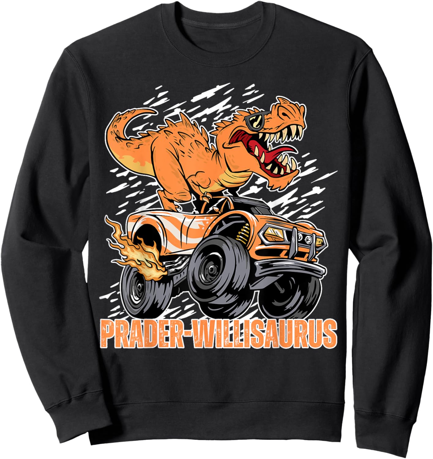 Prader Willi Syndrome, T-Rex Prader Willi Syndrome Sweatshirt - Sweatshirt | Black