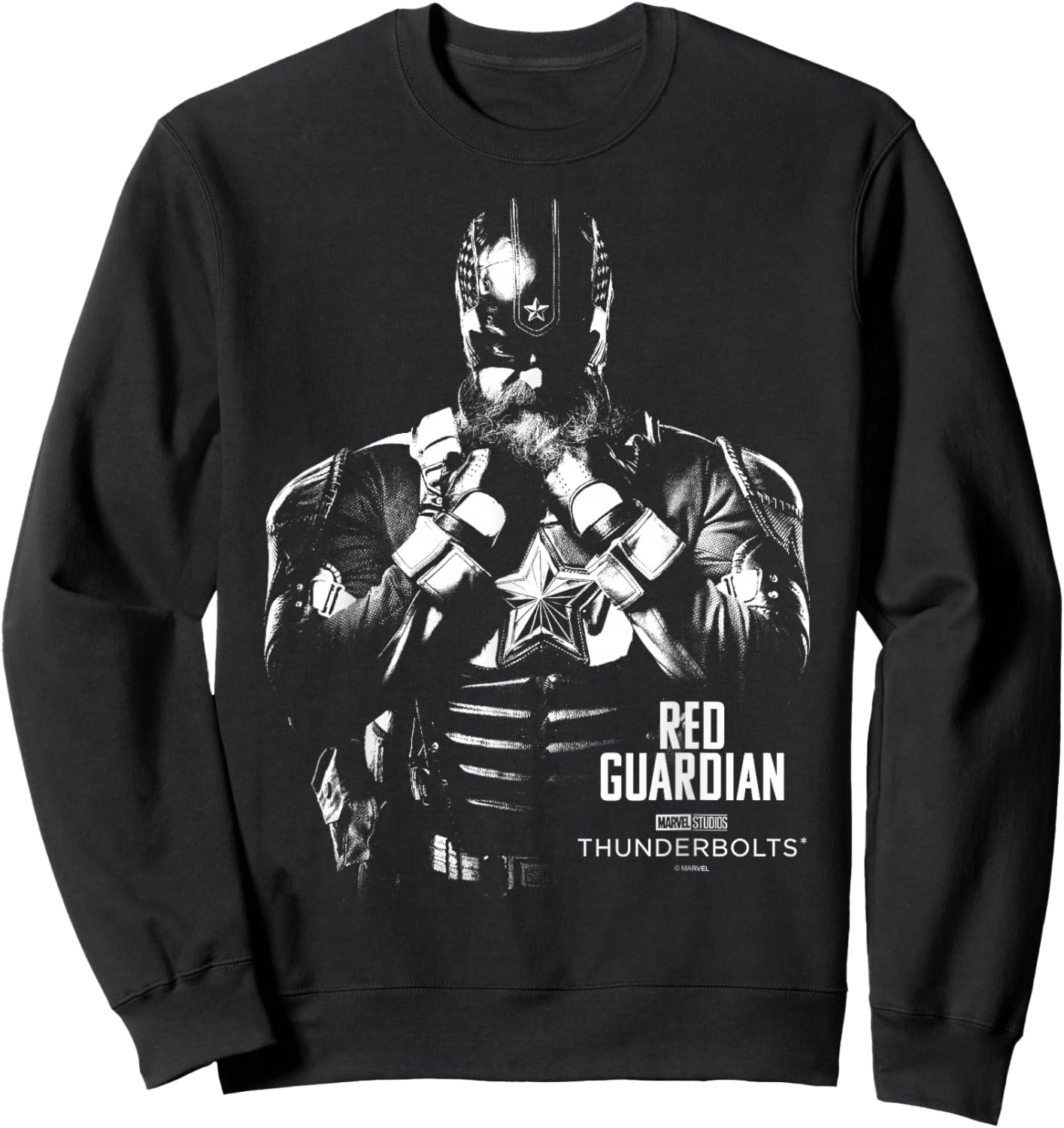 Marvel's Thunderbolts - Red Guardian Silhouette Sweatshirt - Sweatshirt | Black