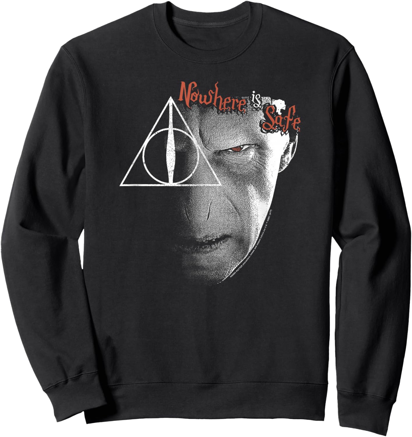 Harry Potter Voldemort Nowhere Is Safe Sweatshirt - Sweatshirt | Black