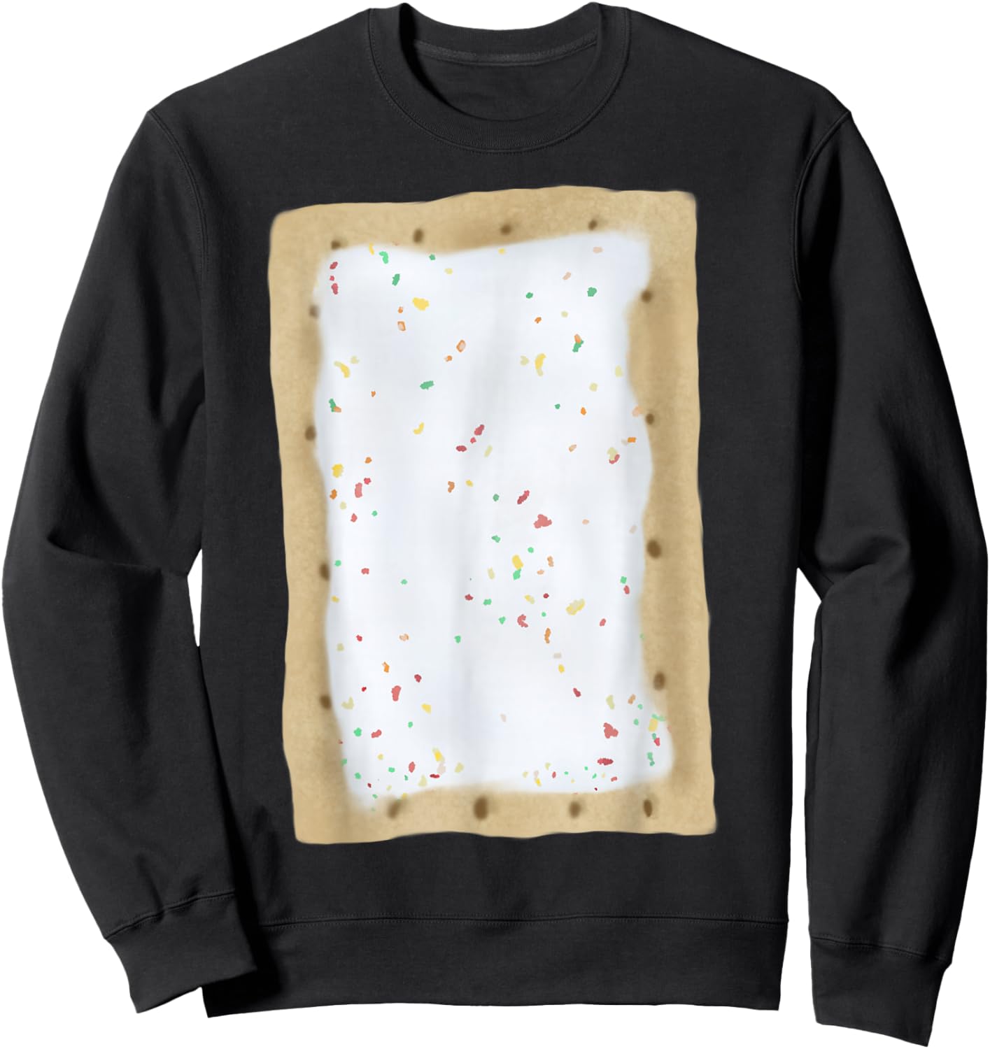 Summer Quirky Giant Tart Toaster Pop Gift Foodie Sweatshirt - Sweatshirt | Black