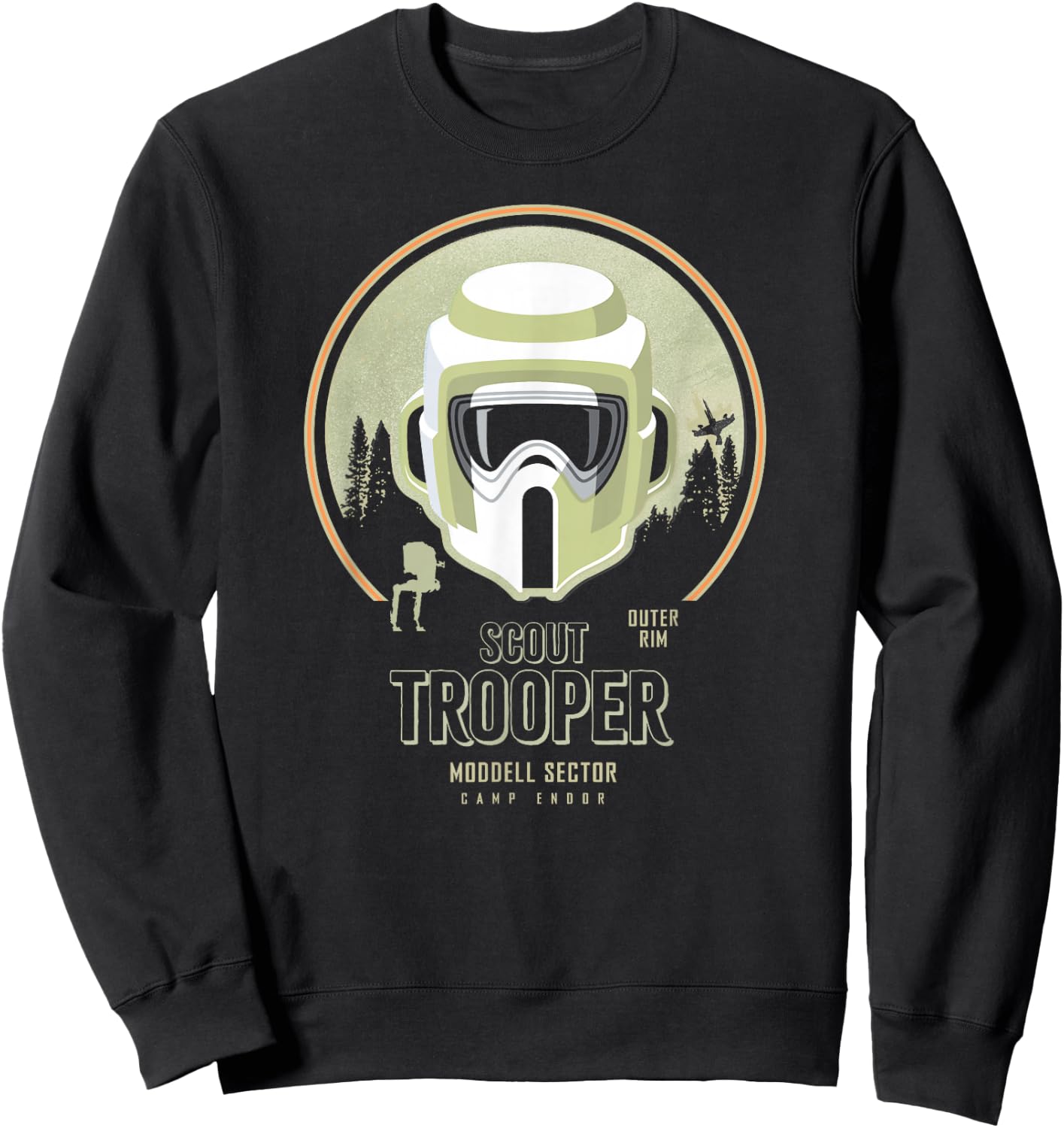 Star Wars Scout Trooper Camp Endor Sweatshirt - Sweatshirt | Black