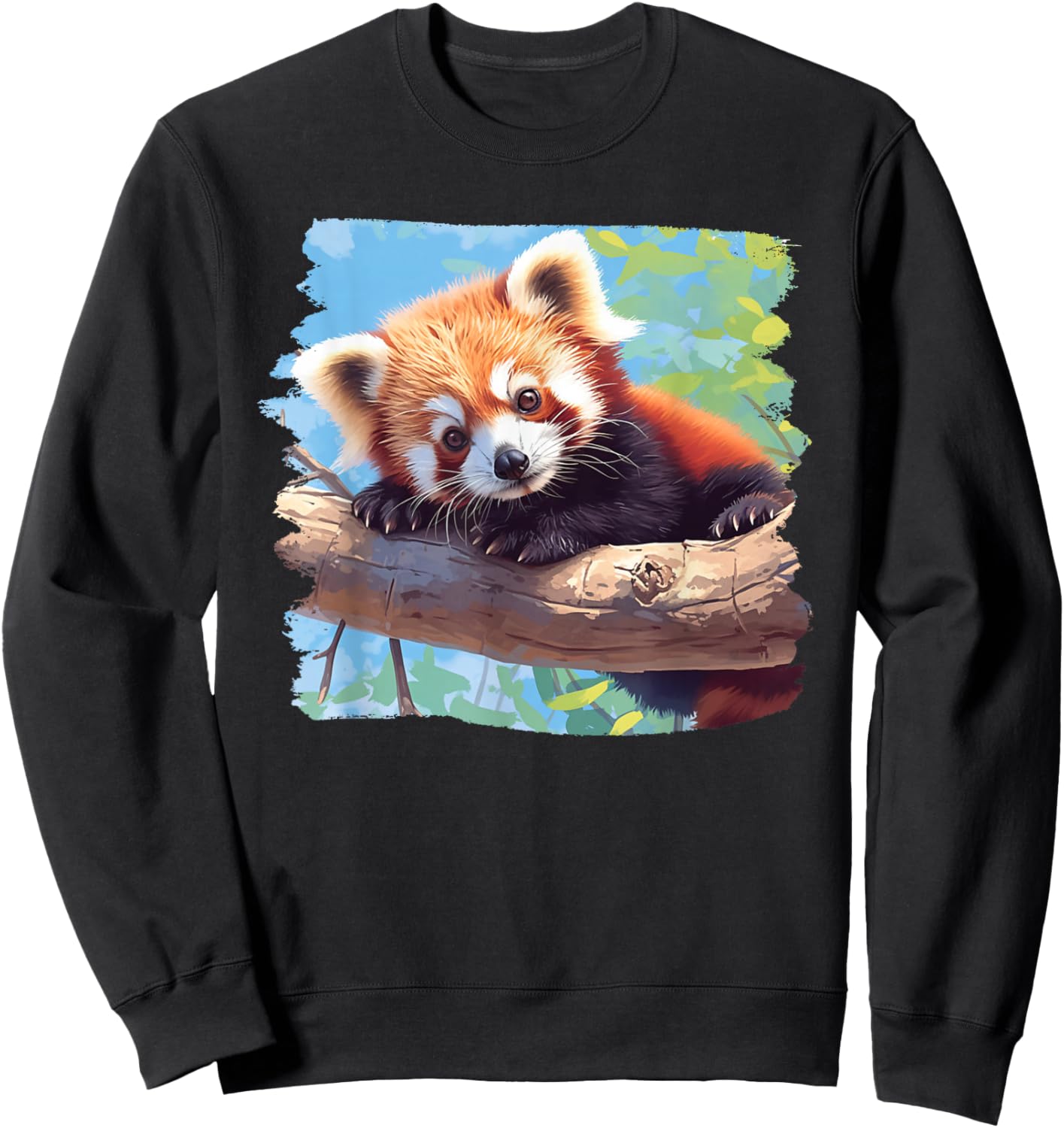 Red Pandas Red Panda Sweatshirt - Sweatshirt | Black