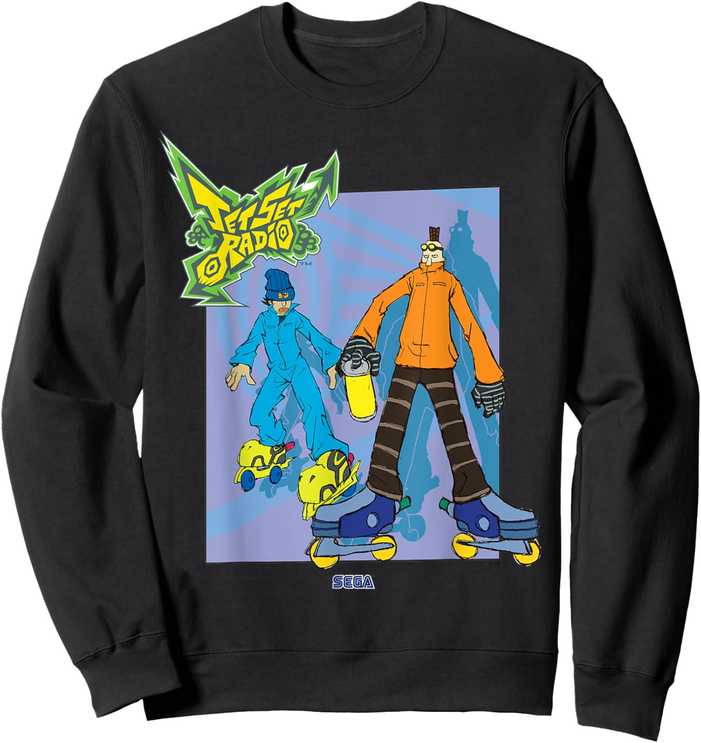 Jet Set Radio duo Corn, Soda SEGA Dreamcast video game Sweatshirt - Sweatshirt | Black