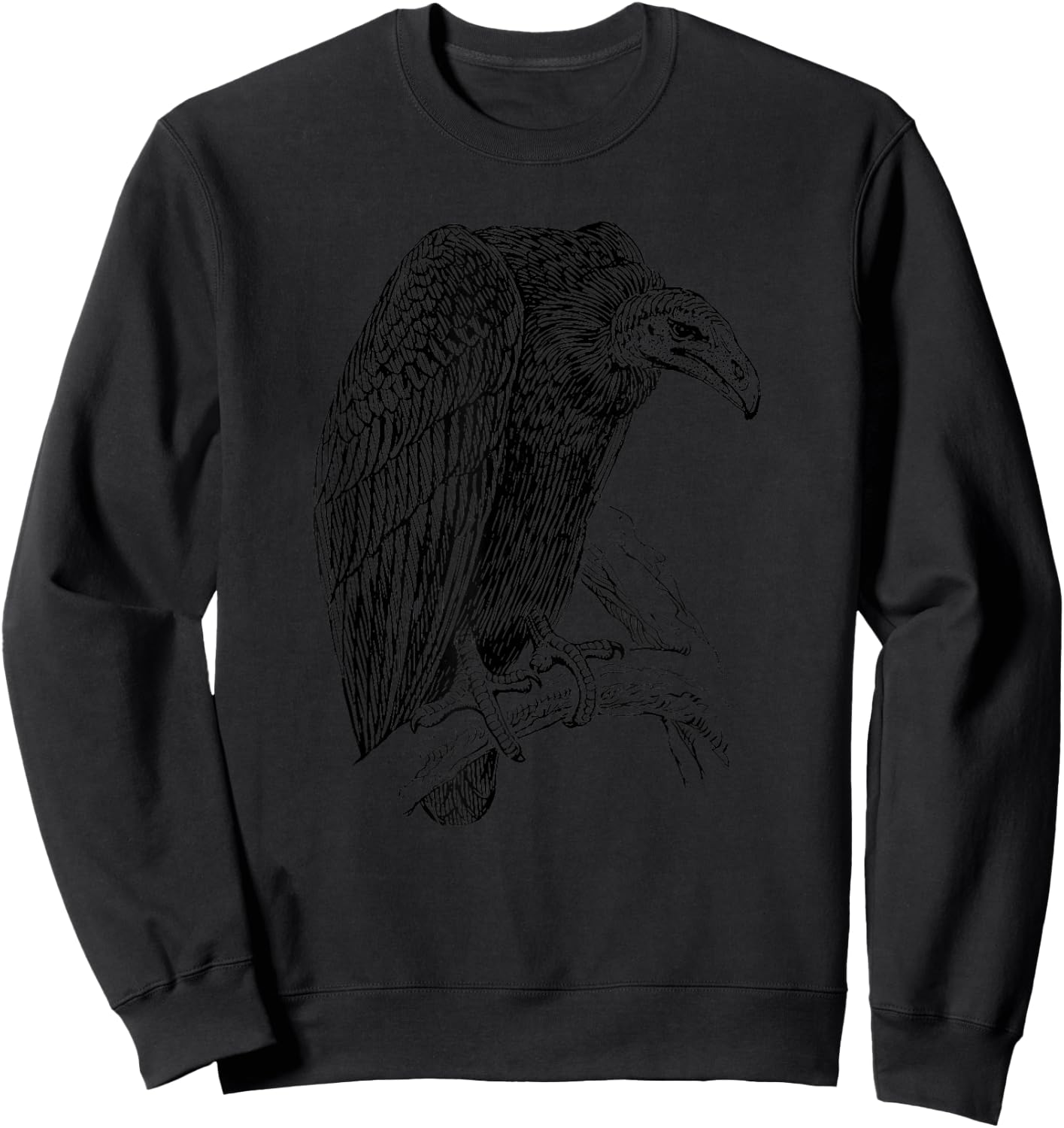 Vulture Bird Shirt Sweatshirt - Sweatshirt | Black