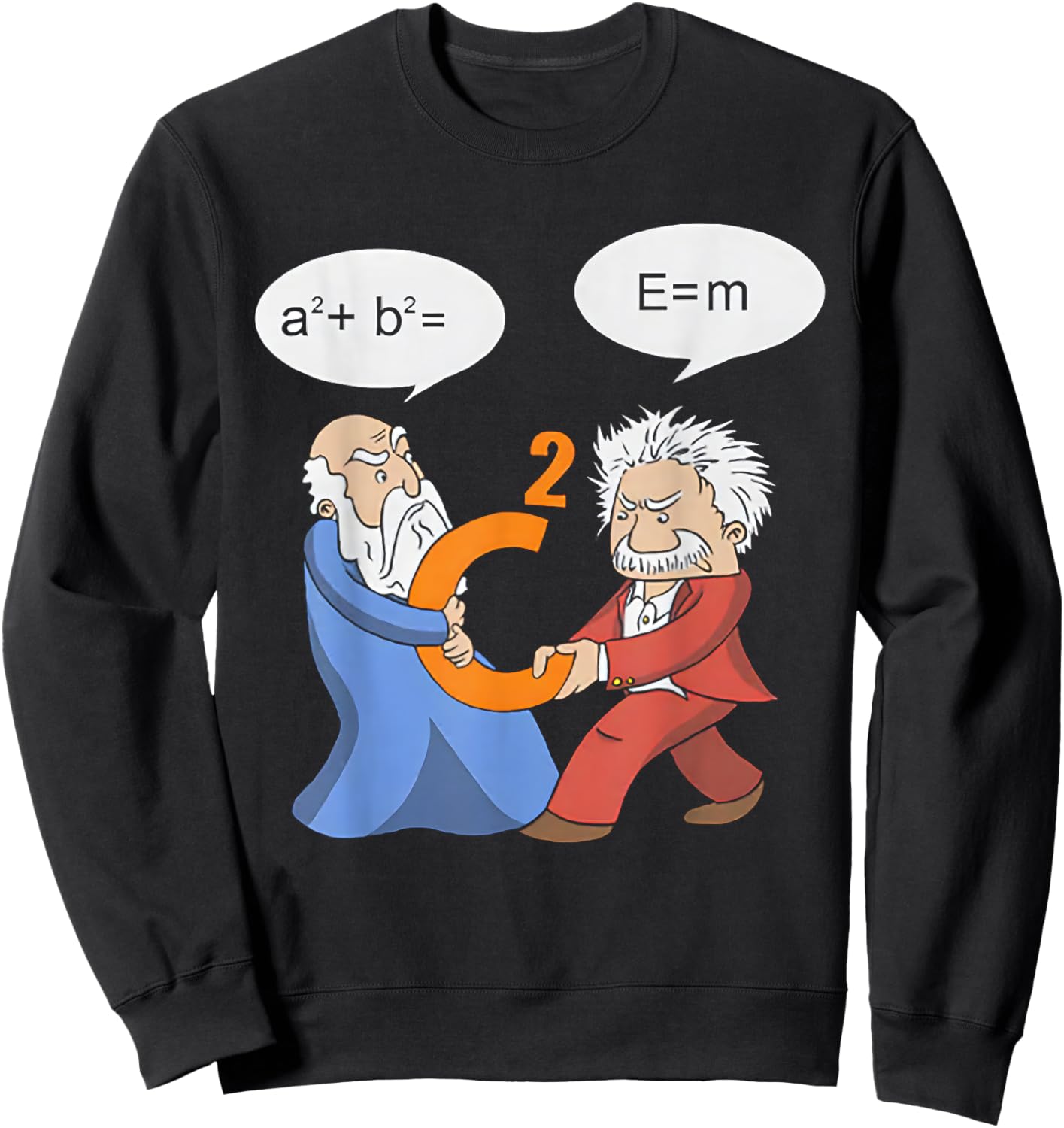 A2 B2 E MC Funny Scientist Sweatshirt - Sweatshirt | Black