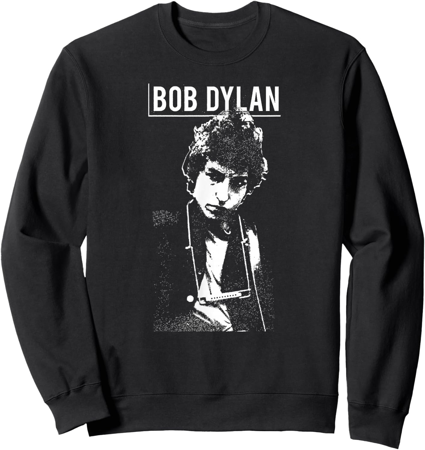 Bob Dylan - Harmony 60s (White) Sweatshirt - Sweatshirt | Black