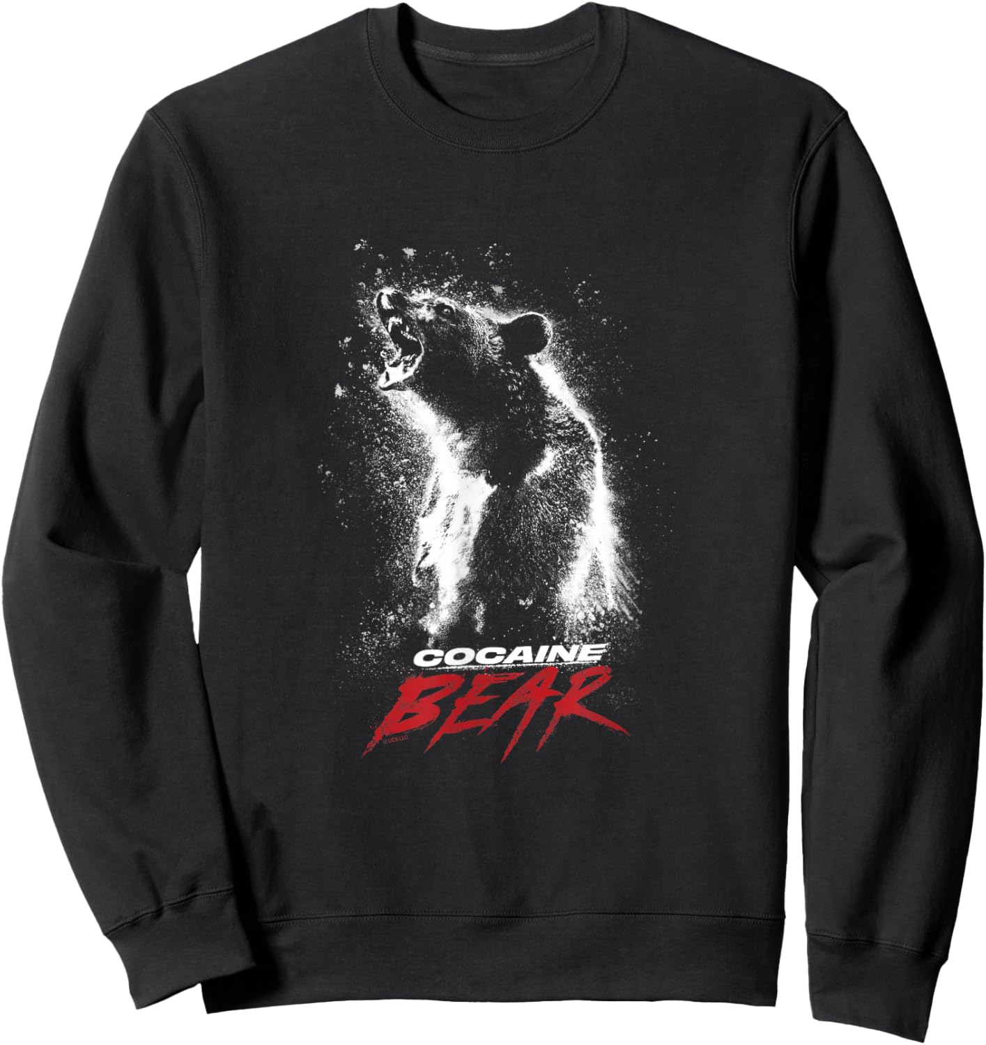 Cocaine Bear Movie Logo Sweatshirt - Sweatshirt | Black