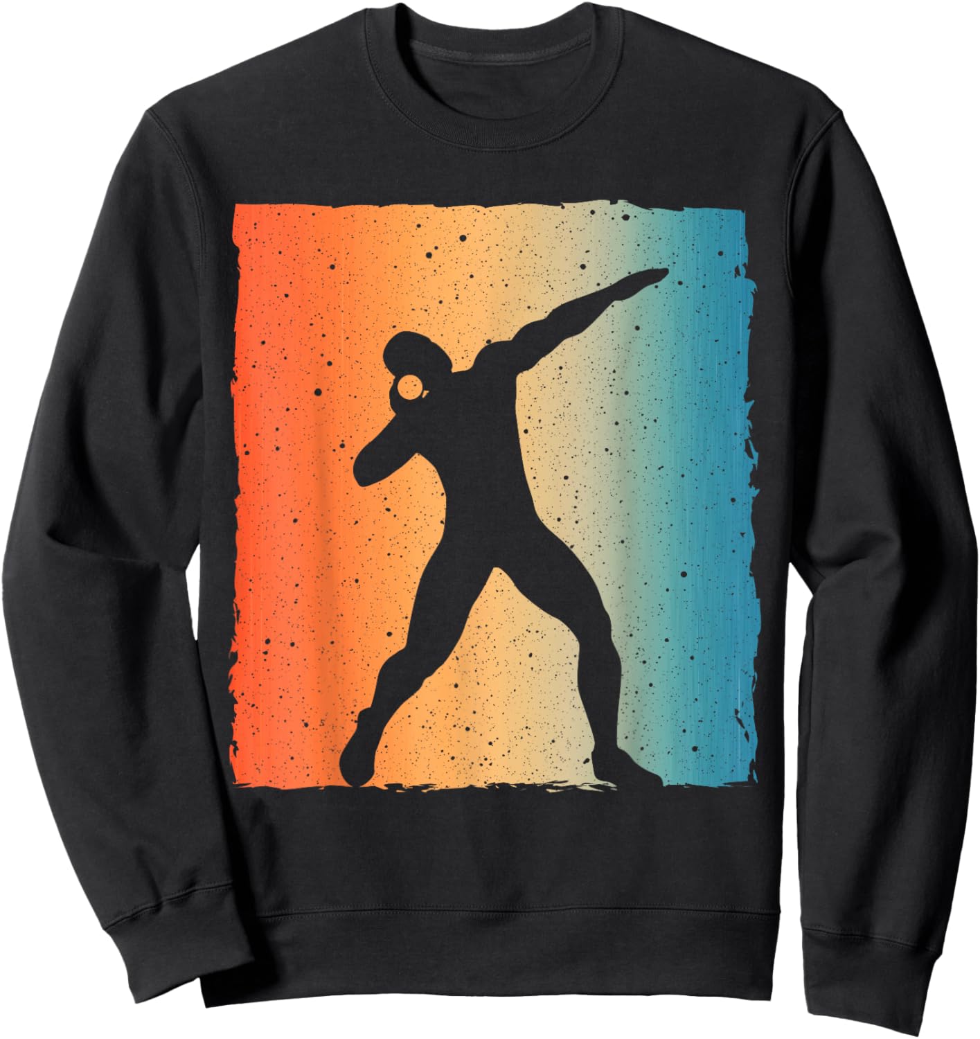 Cool Shot Put Art Women Shotput Throwing Shot Putter Sweatshirt - Sweatshirt | Black