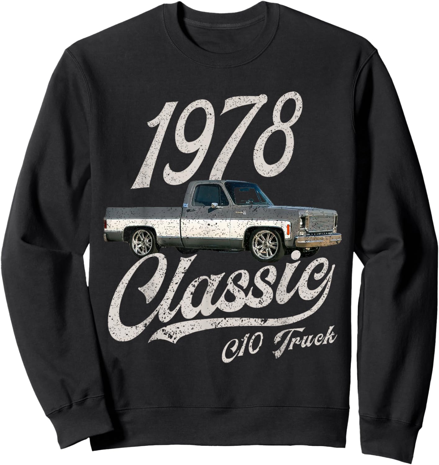 1978 78 C10 Truck Sweatshirt - Sweatshirt | Black