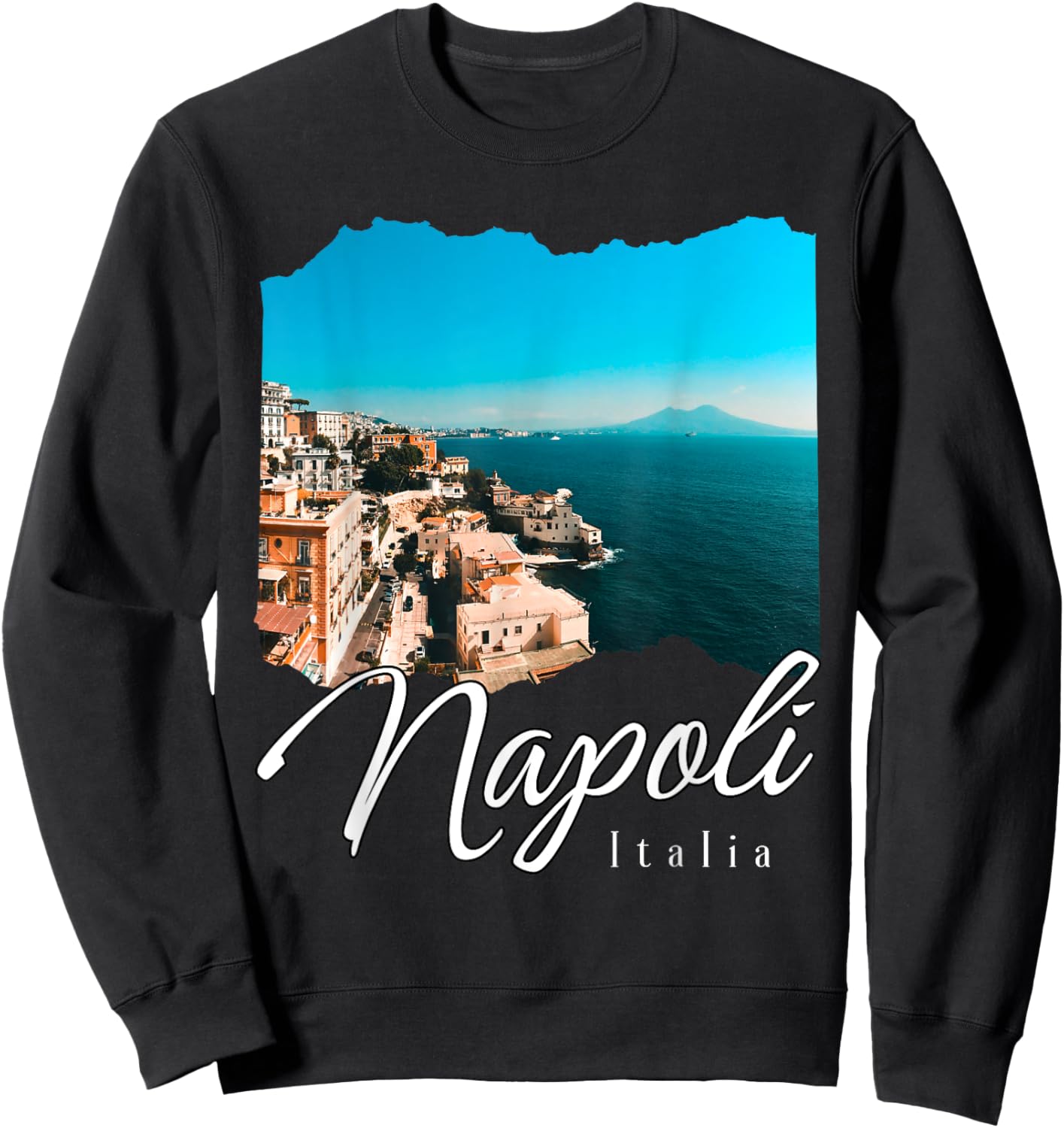 Napoli Italia / Naples Italy / Naples Sweatshirt - Sweatshirt | Black
