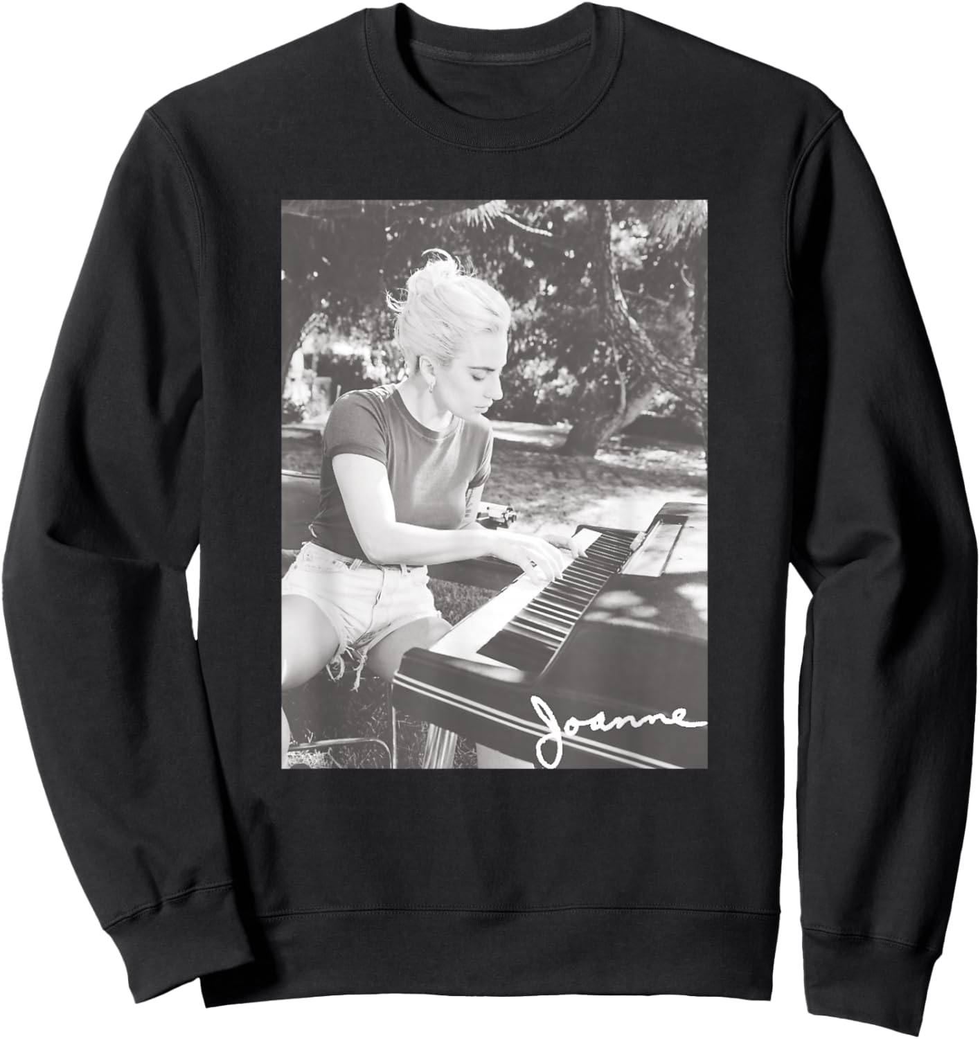 Official Lady Gaga Joanne Photo Sweatshirt - Sweatshirt | Black