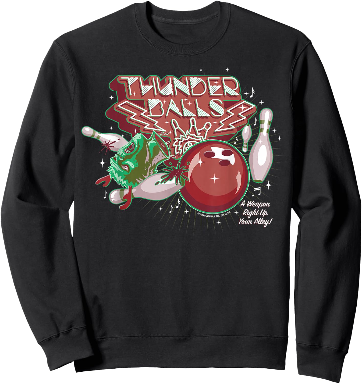 Anna and the Apocalypse Thunder Balls Sweatshirt - Sweatshirt | Black