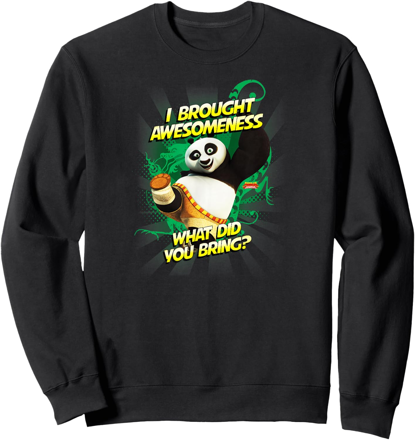 Kung Fu Panda: I Brought Awesome Po Sweatshirt - Sweatshirt | Black