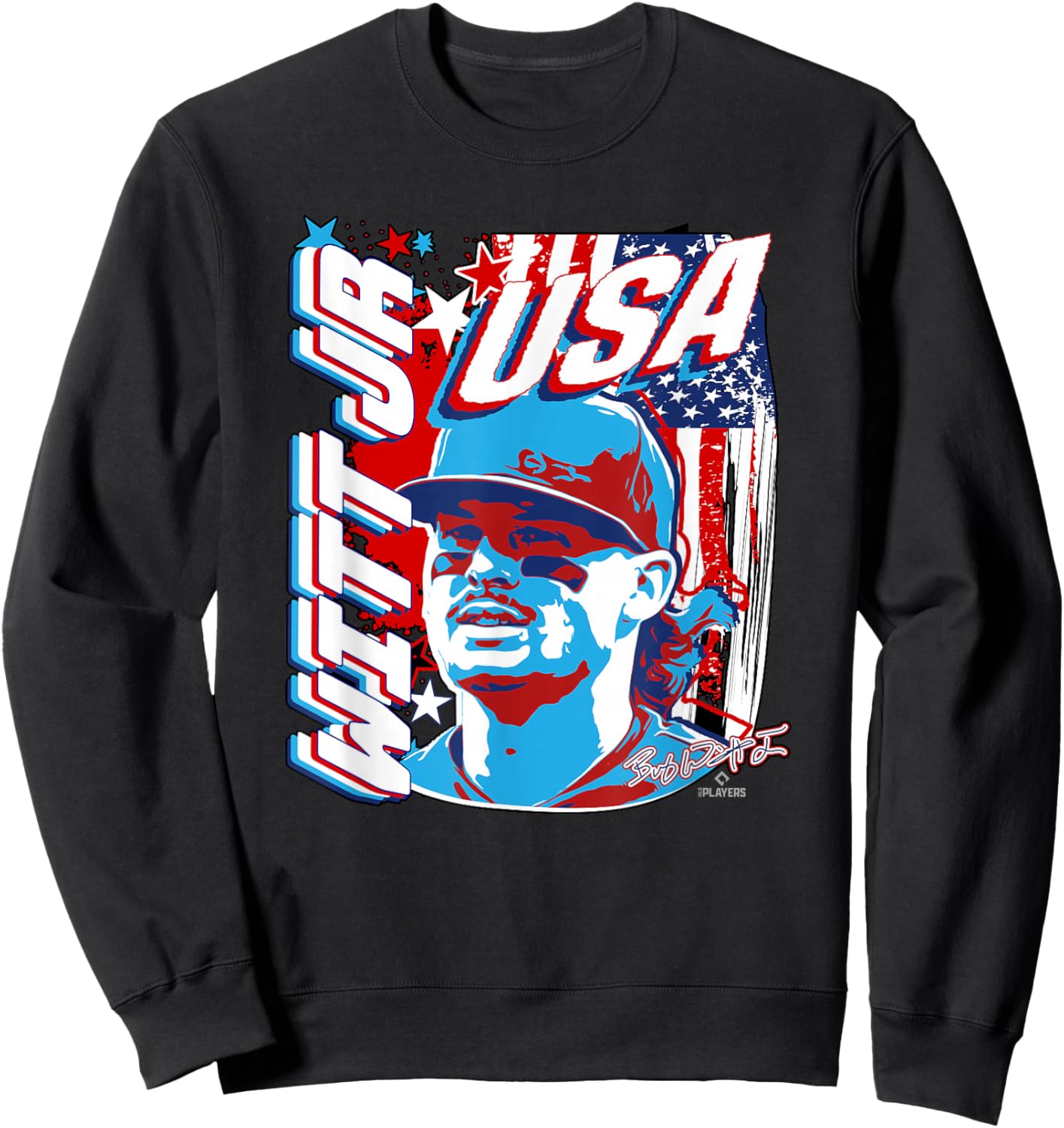 Bobby WITT Jr. International Baseball USA MLBPA Sweatshirt - Sweatshirt | Black