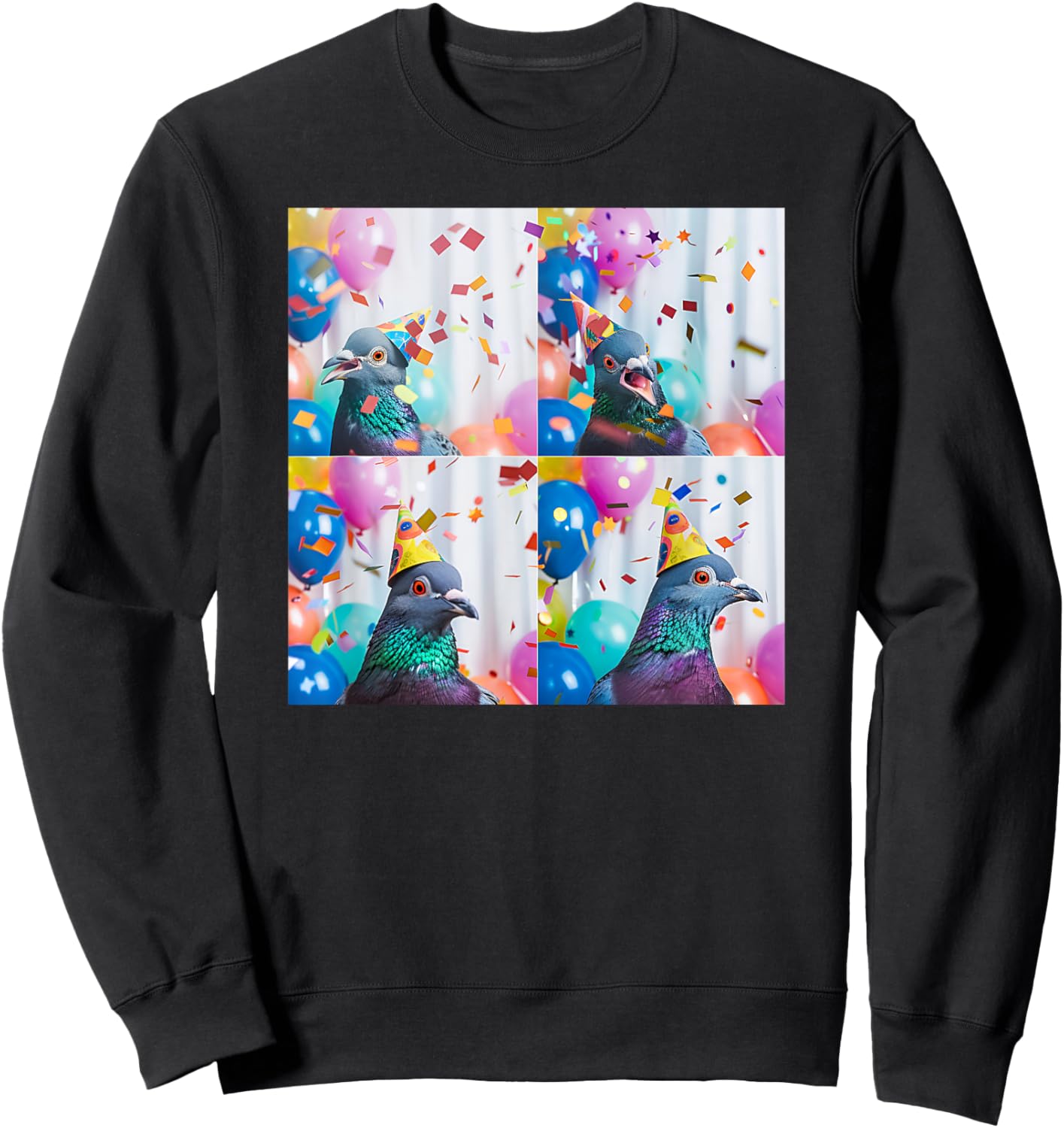 Pigeon Lover Pigeon Fancier Funny Racing Pigeon Birthday Sweatshirt - Sweatshirt | Black