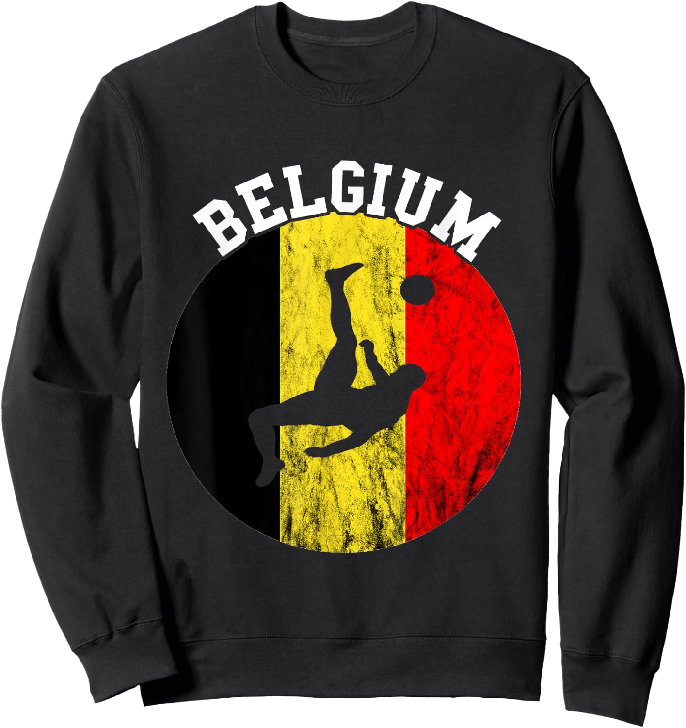 Belgium Soccer Belgian Pride Belgie Belgium Belgium Flag Sweatshirt - Sweatshirt | Black