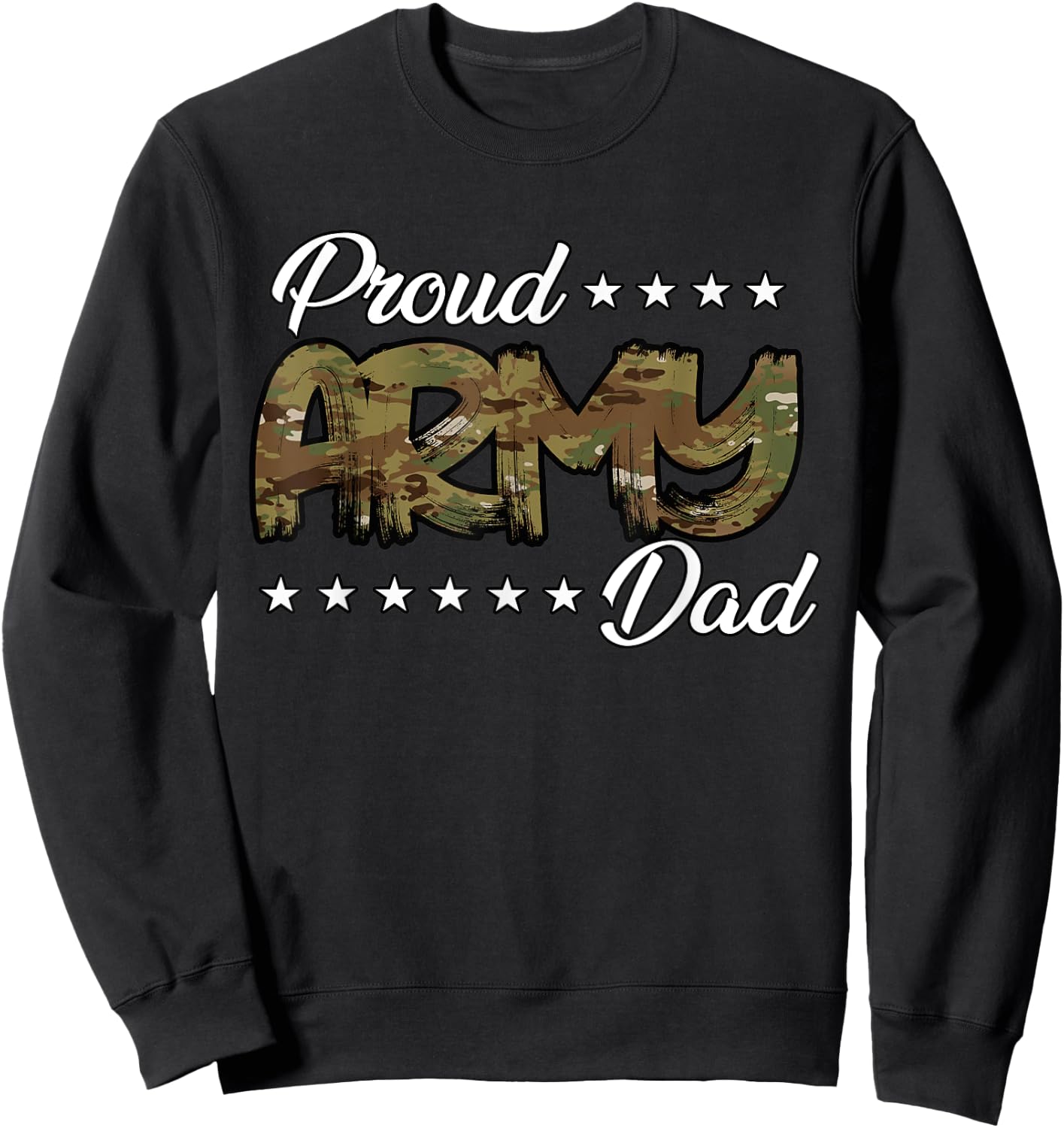 OCP Bold Proud Army Dad Sweatshirt - Sweatshirt | Black