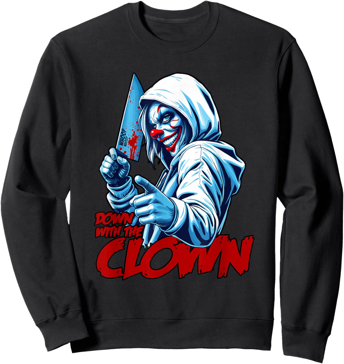 DOWN WITH THE CLOWN ICPS Juggalette Hatchet Sweatshirt - Sweatshirt | Black