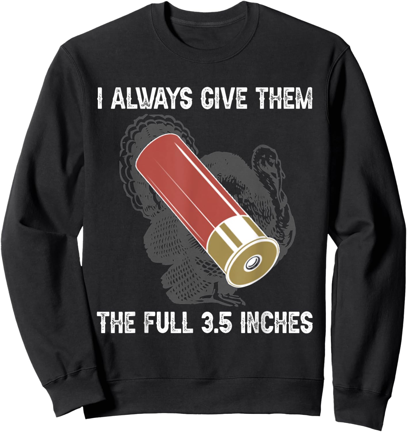 Funny Turkey Legend Hunter Hunting Season Sweatshirt - Sweatshirt | Black