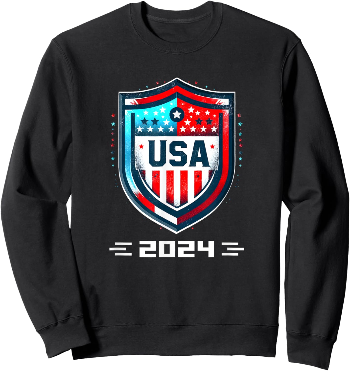 USA 2024 Go United States Sport USA Team 2024 USA Sweatshirt - Sweatshirt | Black